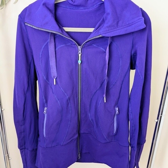 Purple Stretchy Lululemon Jacket 8